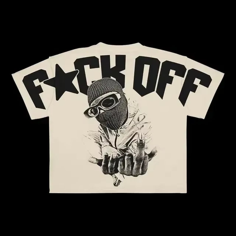 Hip Hop Goth Oversized T Shirt Graphic Print Y2K Top Harajuku Punk Diverse Men and Women Graphic T Shirts New Streetwear Tops