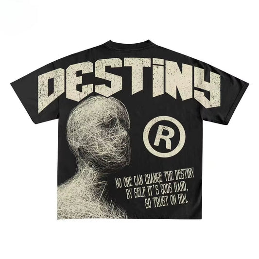 Hip Hop Goth Oversized T Shirt Graphic Print Y2K Top Harajuku Punk Diverse Men and Women Graphic T Shirts New Streetwear Tops